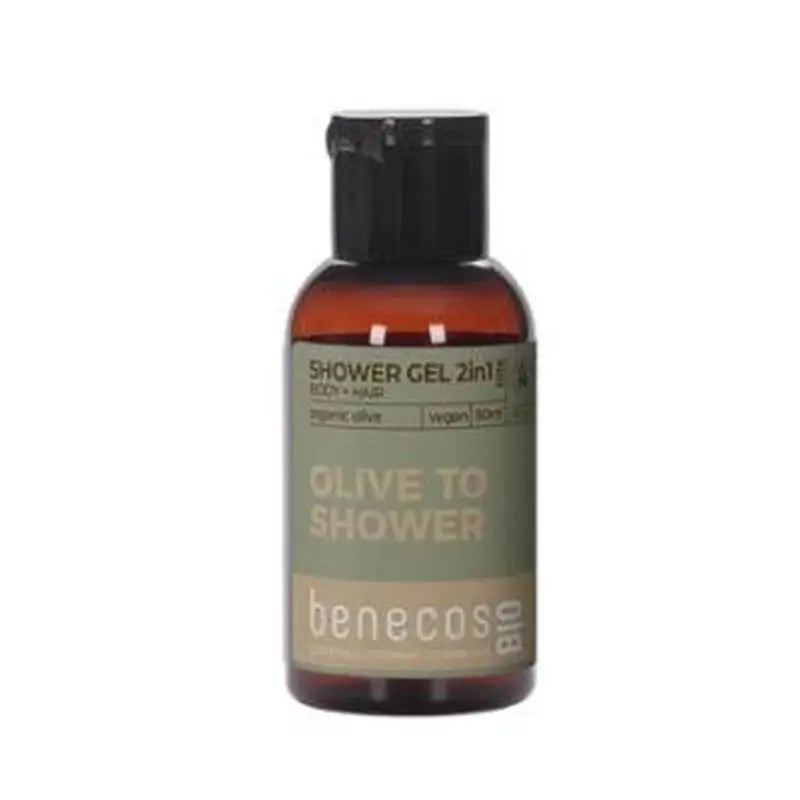 Benecos Olive 2 In 1 Bath Gel Mini Travel 50Ml Bio Vegan
