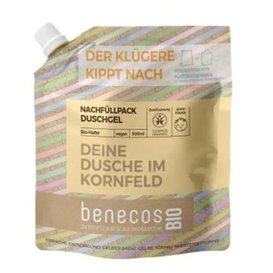 Benecos Oatmeal Bath Gel Refill 500Ml. Bio Vegan