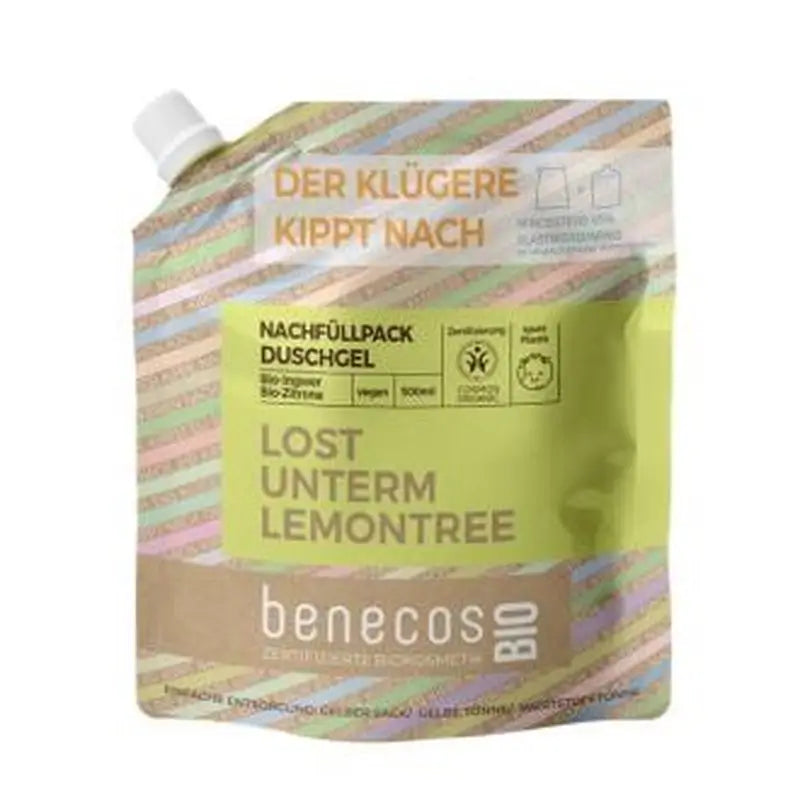 Benecos Ginger & Sage Bath Gel Refill 500M Bio Vegan