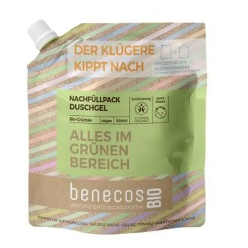 Benecos Green Tea Bath Gel Refill 500Ml. Bio Vegan