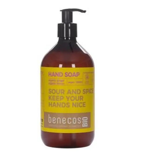 Benecos Ginger & Lemon Hand Soap 500Ml. Organic Vegan