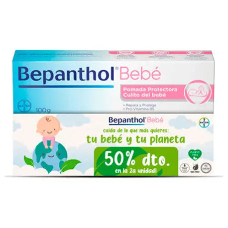 Bepanthol Baby 2nd Unit at 50% Discount 2x100gr