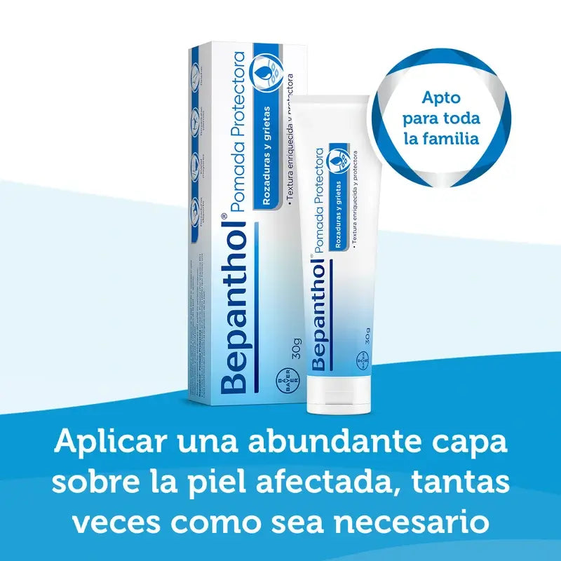 Bepanthol Pommade protectrice Crevasses et irritations Peau sensible, 30 gr