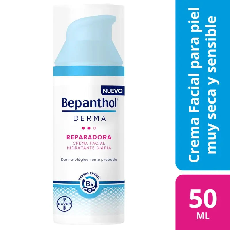 Bepanthol Derma Daily Moisturising Repairing Face Cream, 50 ml