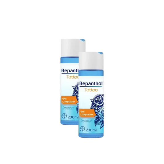 Gel nettoyant Bepanthol Tattoo, lot de 2 x 200 ml