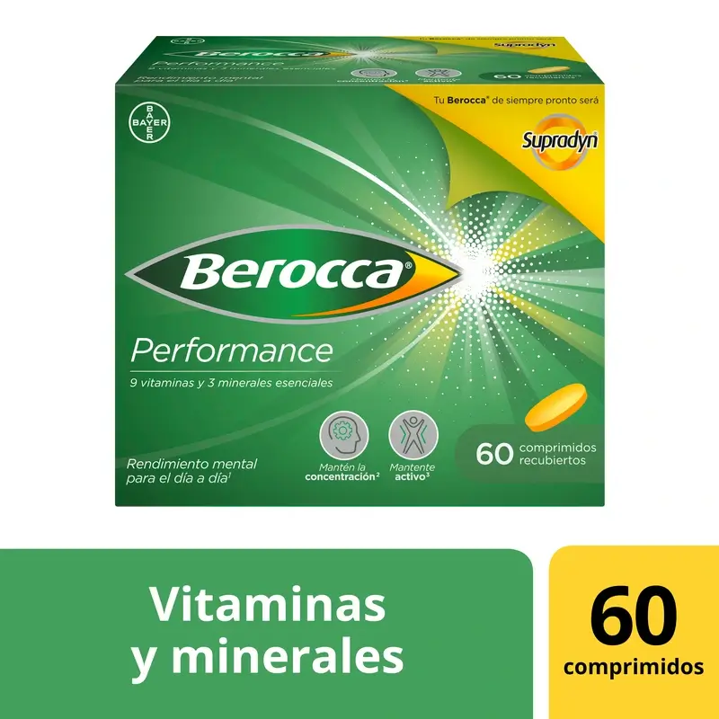 Berocca Performance, 2X60 Comprimés