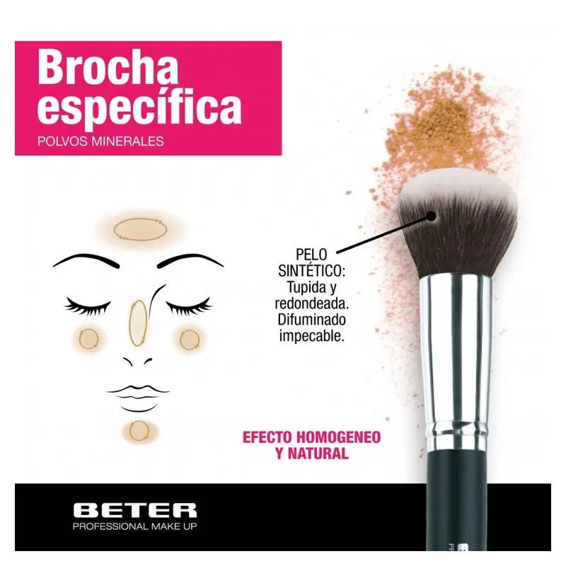 Beter Specific Mineral Powder Brush With Synthetic Hair (Pinceau à poudre minérale avec poils synthétiques)