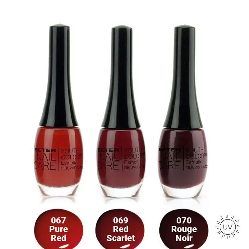 Beter Nail Care Pack 3X Manicure Vernis à ongles Red Lover