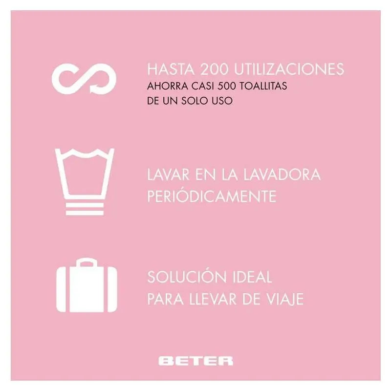 Serviette démaquillante et bandeau à cheveux Beter