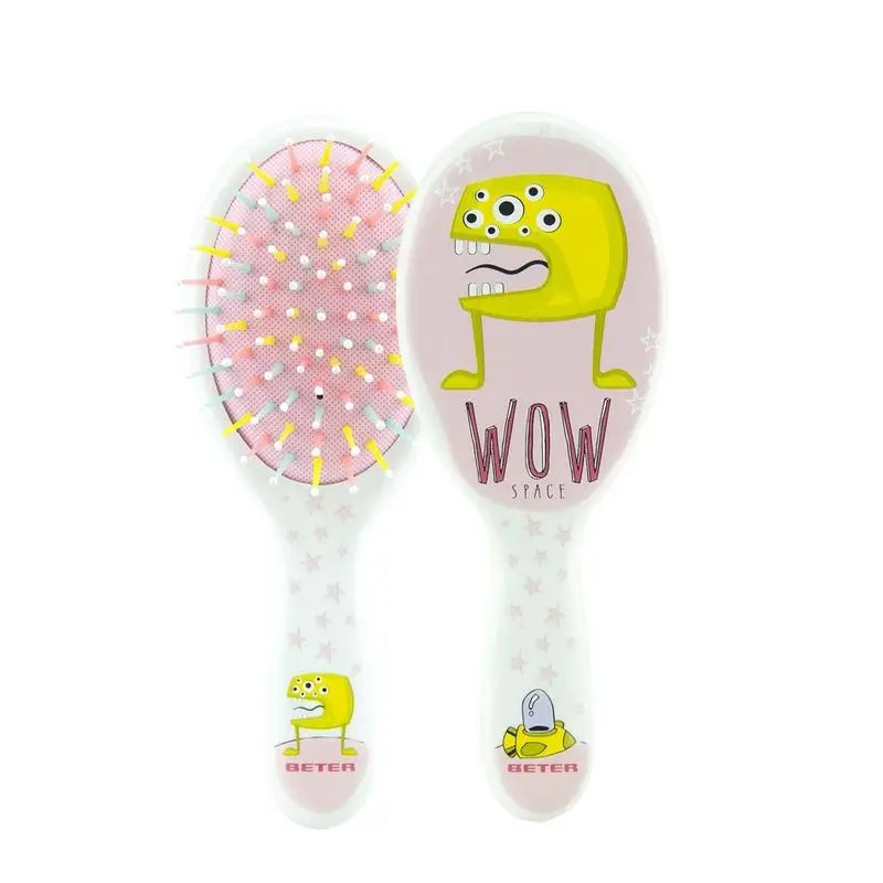 Beter Wow Brosse pneumatique pour enfants avec picots en nylon et bille de protection