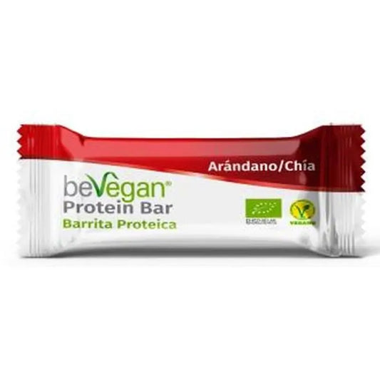 Bevegan Blueberry-Chia Protein Bars 24pcs Bio Sg Vegan