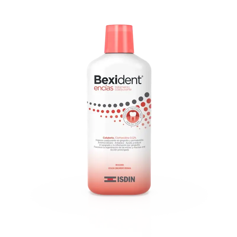 Isdin Bexident Traitement adjuvant gingival Bain de bouche 500 ml