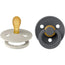 BIBS 2 Pacifiers Colour Symmetric Sand/Iron 0/6 Months