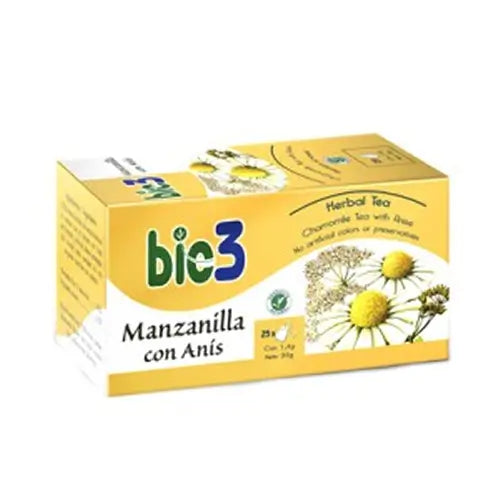 Bio3 Chamomile with Aniseed 1.4 G 25 Filters