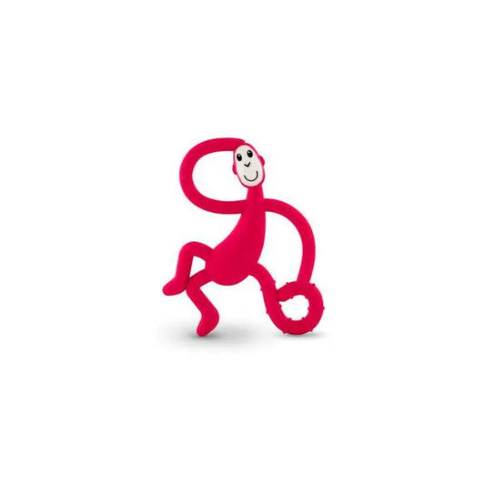 Biocote Mini Monkey Teether Fuchsia