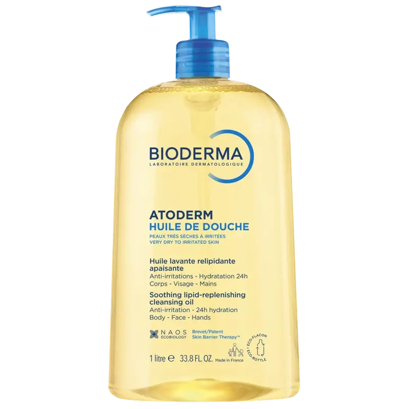 BIODERMA Atoderm Huile de Douche Pack 2 x 1 Litre