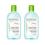 BIODERMA Duplo Sebium H2O Micellar Water, 2x500 ml