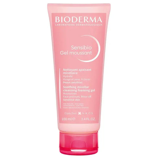 BIODERMA Sensibio Gel Moussant - Micellar Cleansing Gel Tube 100 ml