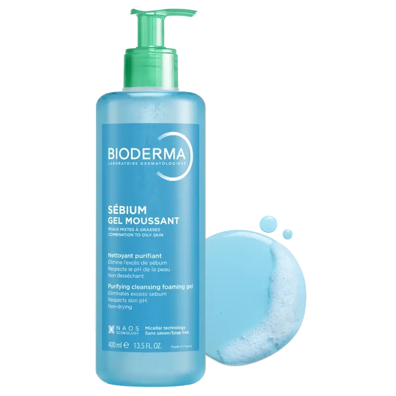 Bioderma Sébium Moussant Gel Purifiant, 400 ml