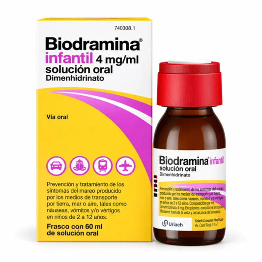 Biodramina Infantil 4 mg Solution buvable 60 ml