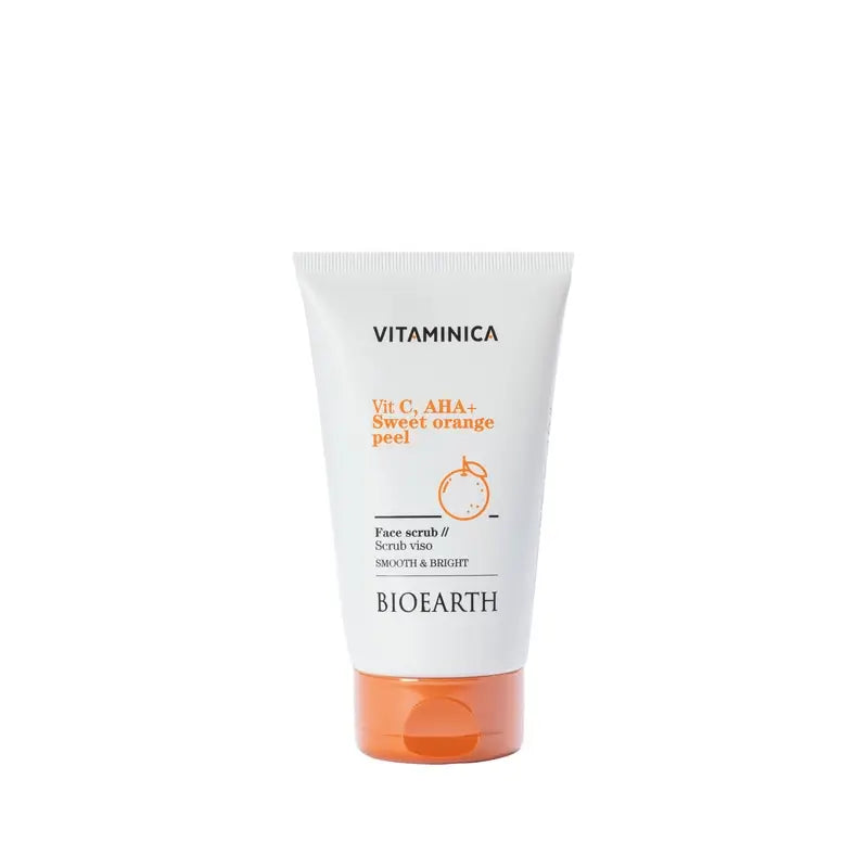 Bioearth Exfoliating Scrub Vitamin C, Aha & Orange Peel, 150 Ml