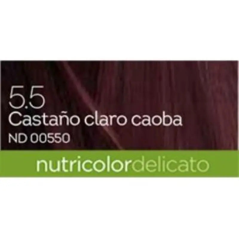 Biokap Light Brown Mahogany Dye 140Ml 5.5 Delicato