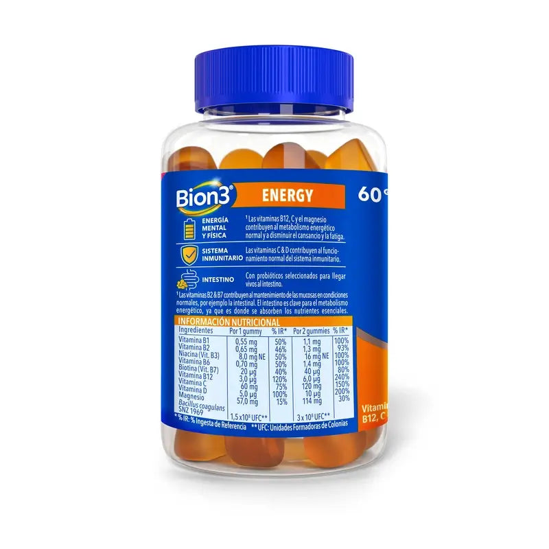 Bion3 Energy Pack Multivitamine, 2x60 gummies