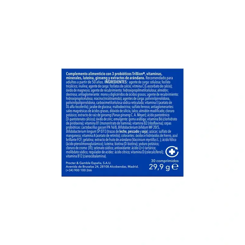 Bion3 Energy 50+ Multivitamines, 30 Comprimés