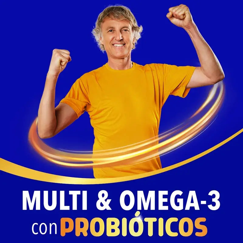 Bion3 Multi & Omega-3 Avec Probiotiques, 60 gélules