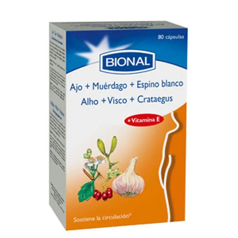 Bional Garlic+Bittercorn+White Hawthorn Biover , 80 capsules