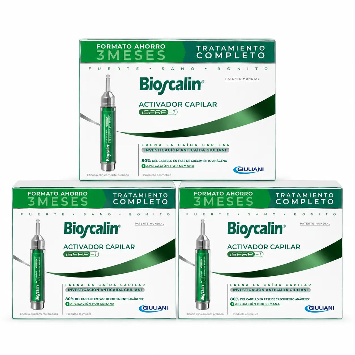 Bioscalin Activateur capillaire 2 x 10 ml, lot de 3