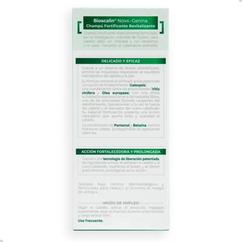 Bioscalin Novagenin Shampooing, 200 ml