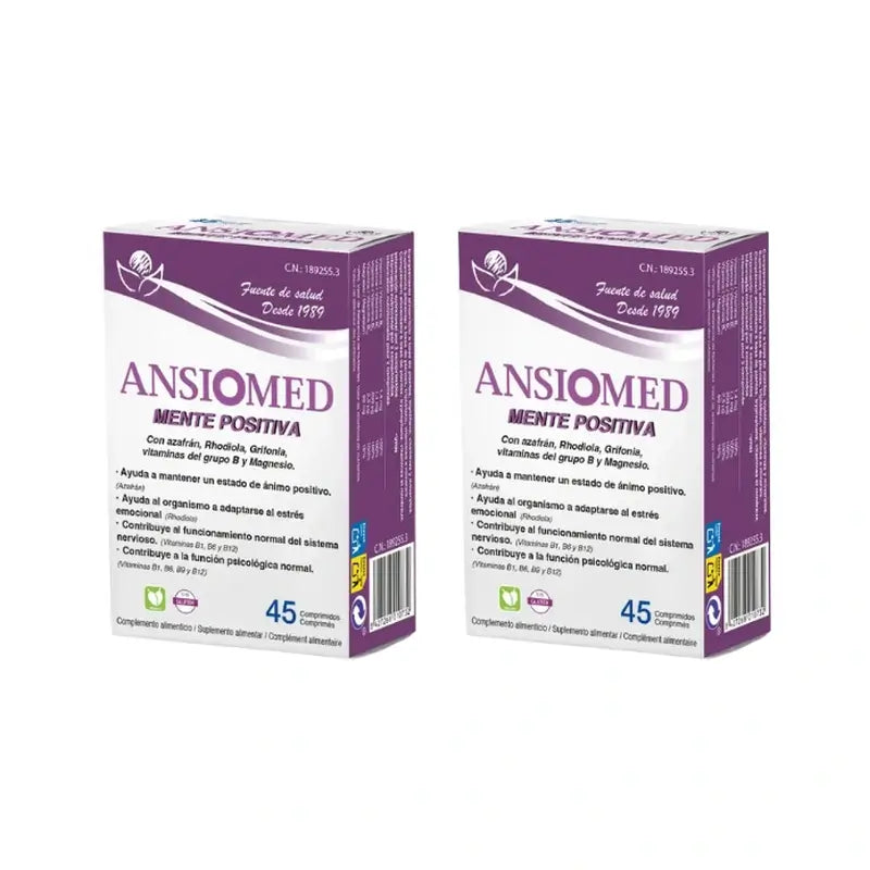 Bioserum Ansiomed Positive Mind, 2X45 Tablets
