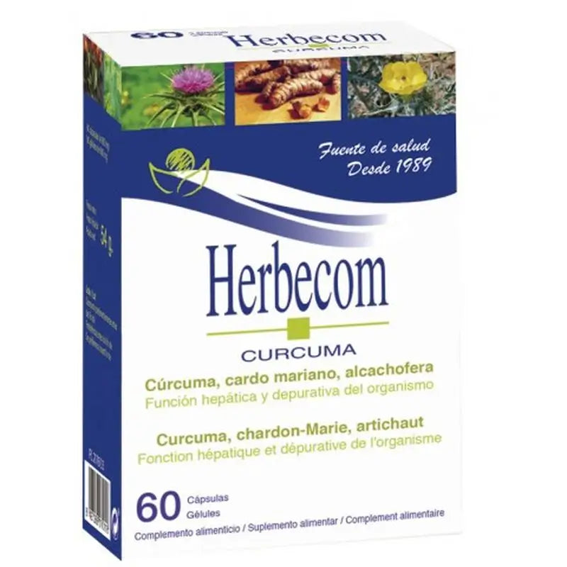 Bioserum Herbecom Curcuma , 60 capsules