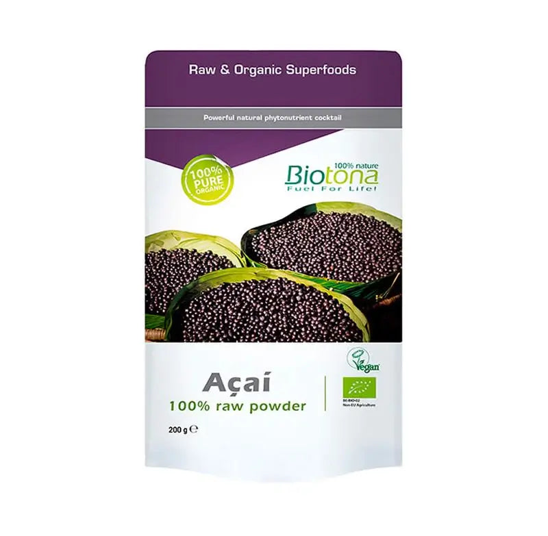 Biotona Acai Powder Acai Raw Power, 200 Gr