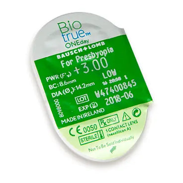 Biotrue One Day Daily Multifocal Lenses , 30 unités
