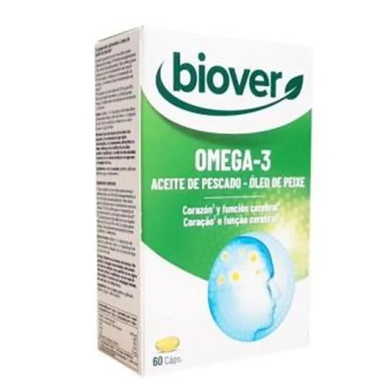 Biover Omega 3 (Fish Oil) 60 Pearls.