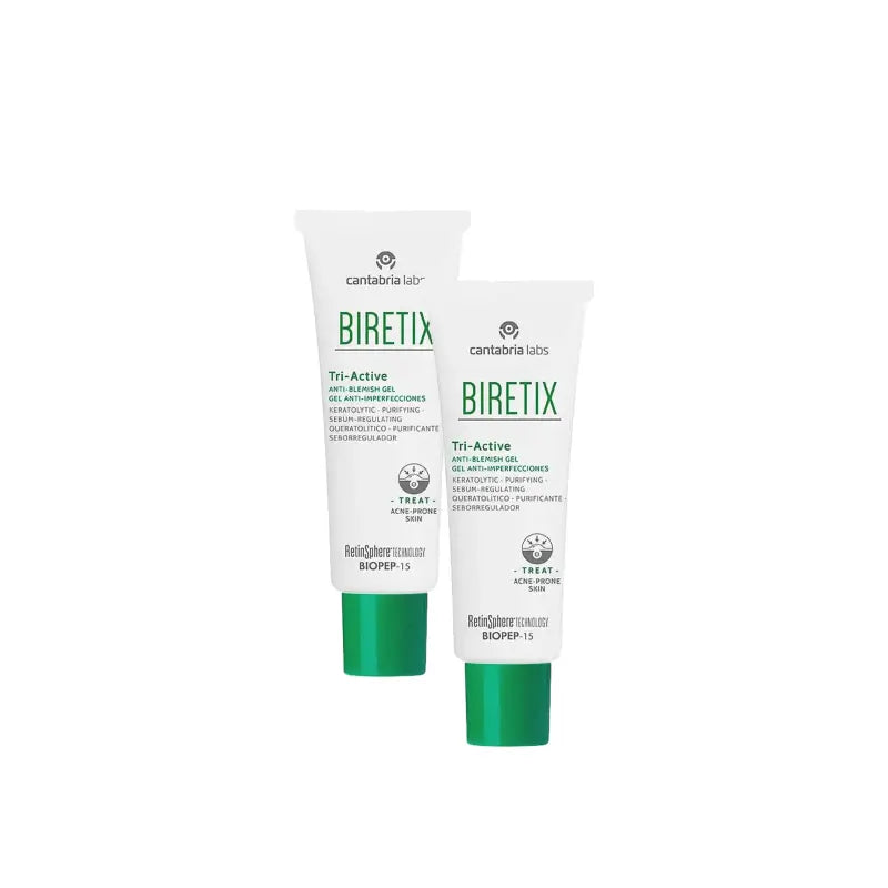 BIRETIX Tri Active Gel, lot de 2 x 50 ml