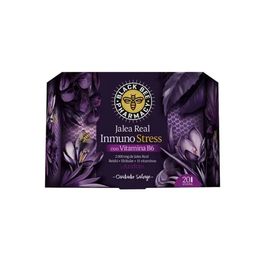 Black Bee Immuno Stress, 20 ampoules