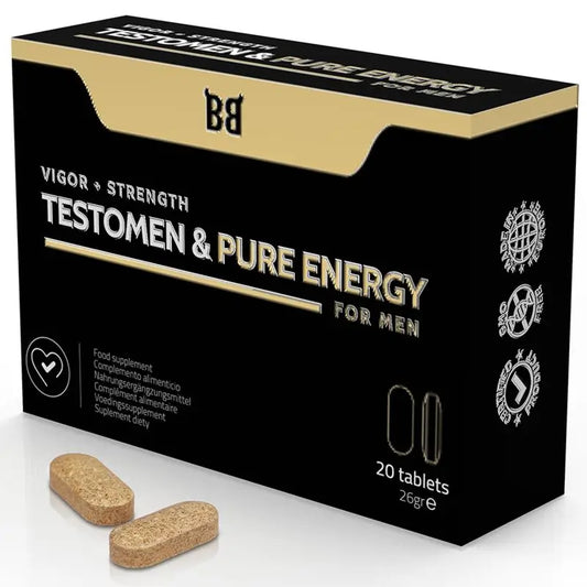 Blackbull By Spartan Testomen & Pure Energy Men's Enhancer 20 Capsules