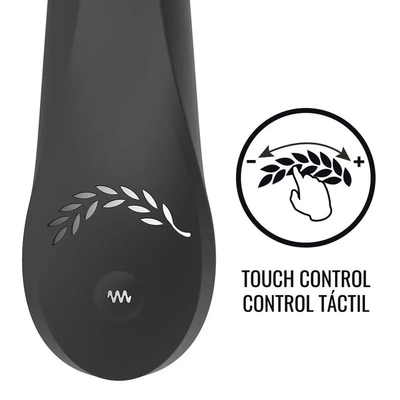 Vibrateur Kaultz Control Touch noir et argenté