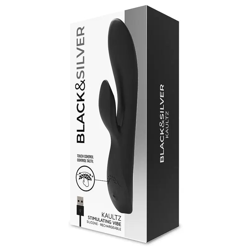 Vibrateur Kaultz Control Touch noir et argenté