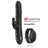 Vibromasseur Kenji noir et argent compatible avec la technologie sans fil Watchme