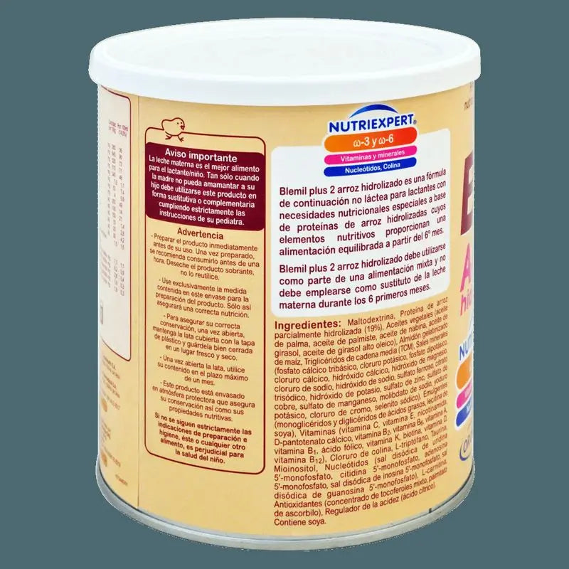 Blemil Plus 2 Riz hydrolysé +6 mois 400g