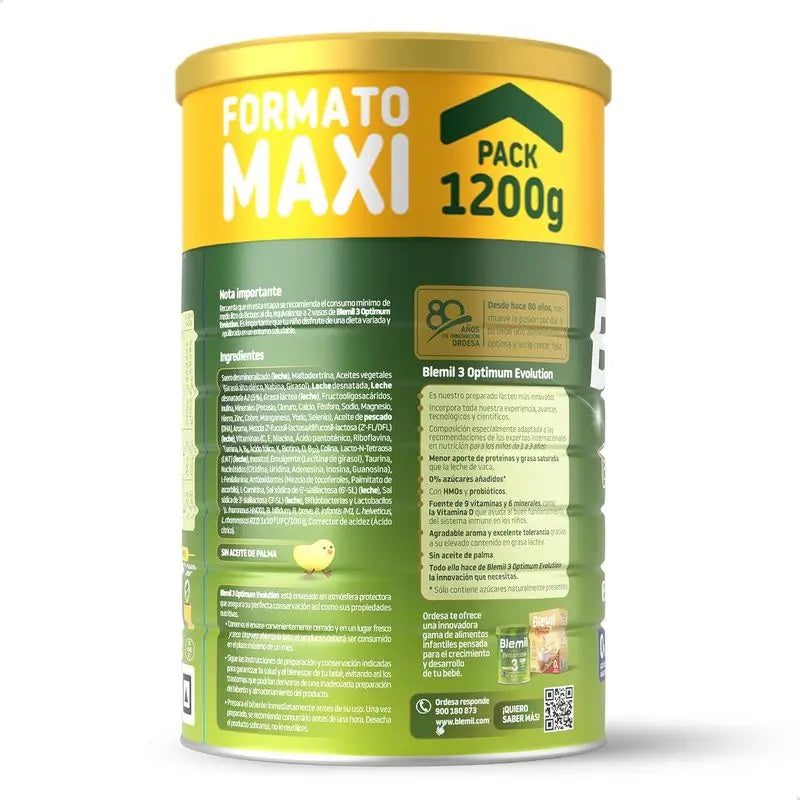 Blemil Optimum Evolution 3 Lait de croissance, 1200g