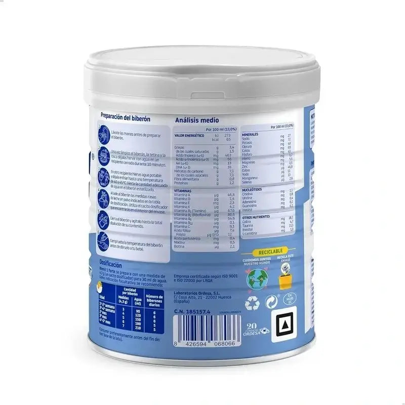 Blemil Plus 1 Forte, paquet de 12 x 800 g
