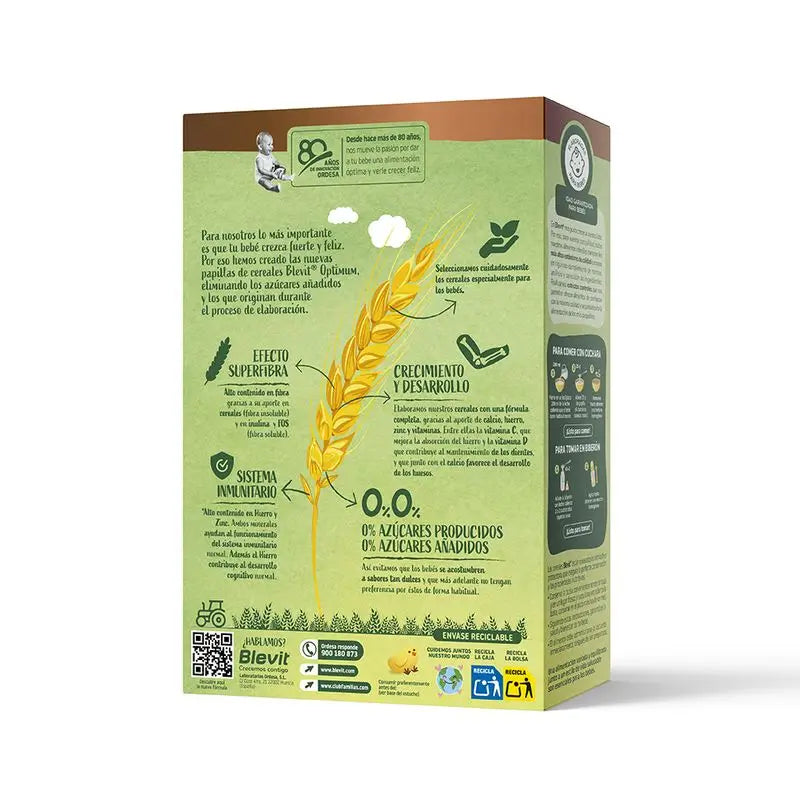 Blevit Baby Food Optimum 8 Céréales, 250 grammes