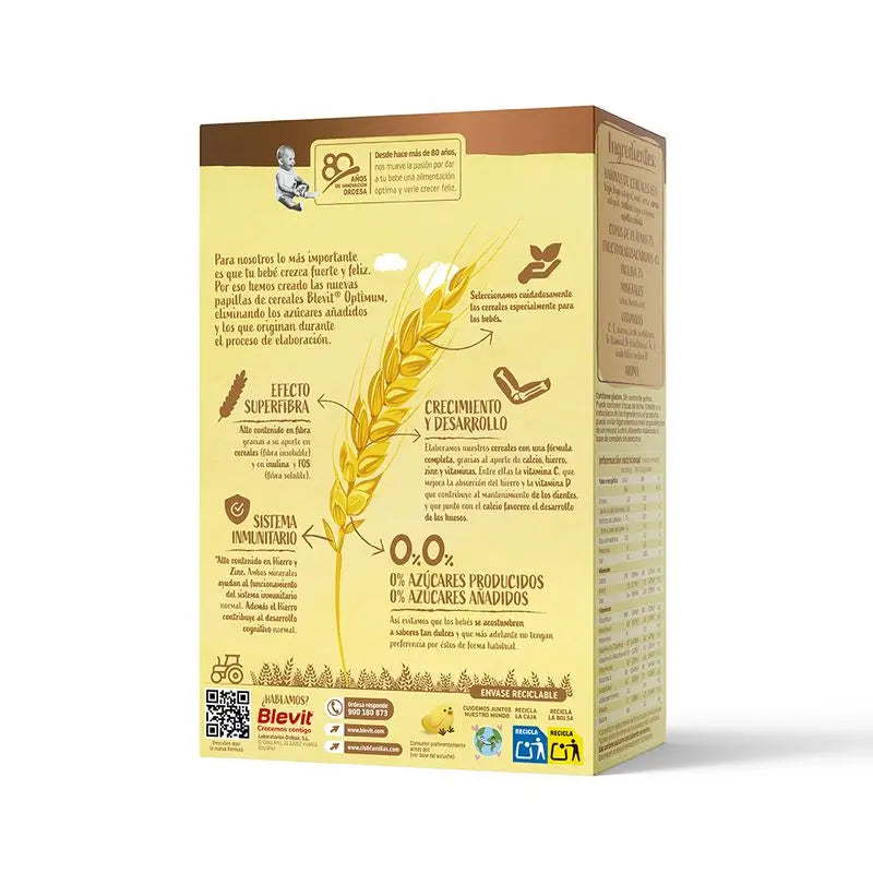 Blevit Infant Feeding Optimum 8 Céréales + Banane, 250g