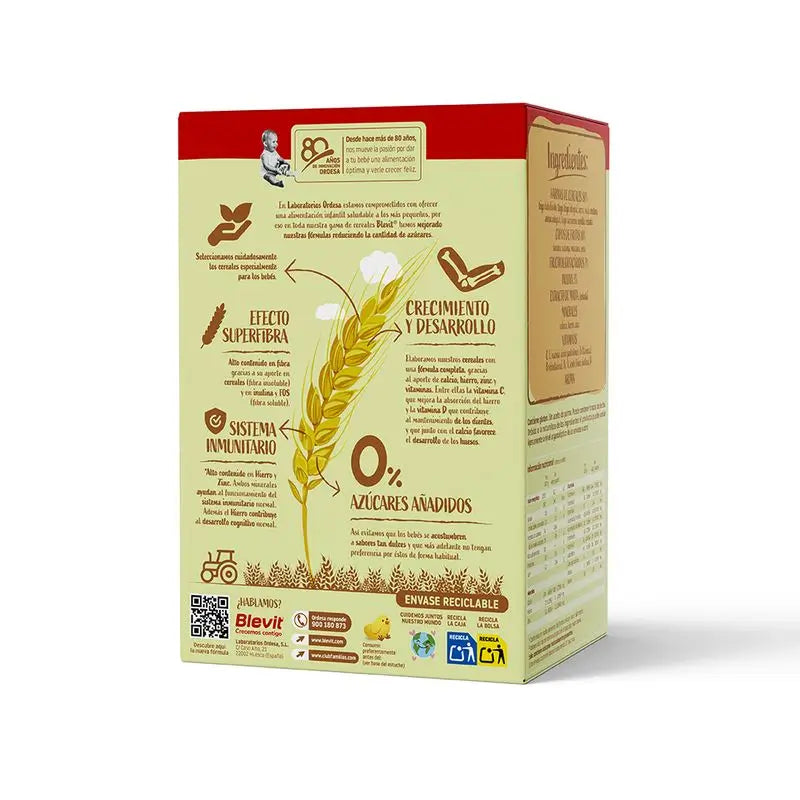 Blevit Baby Food Superfibre 8 Cereals & Fruits, 500g