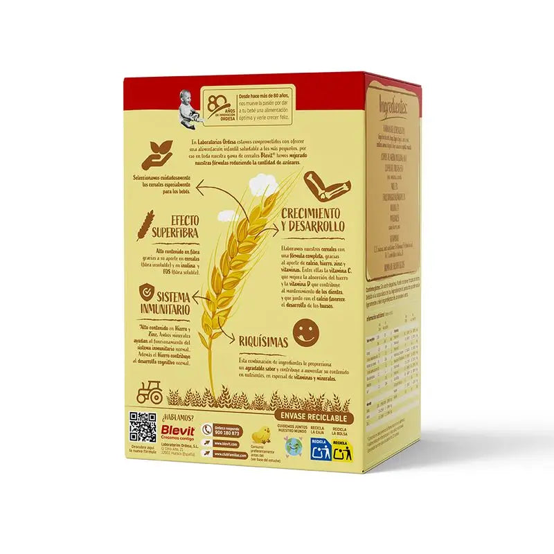 Blevit Baby Food Superfibre Multigrain Muesli , 500 grammes